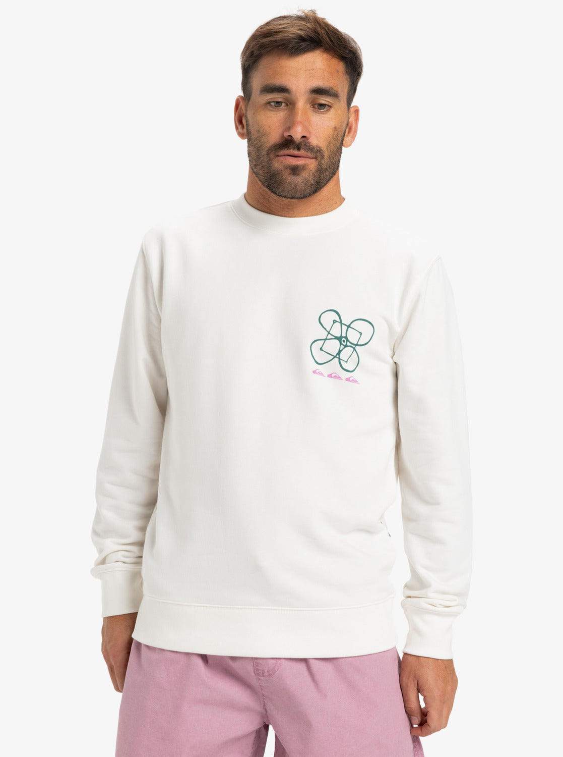 Quiksilver Graphic Sudadera Cuello Redondo Hombre – Famara Power