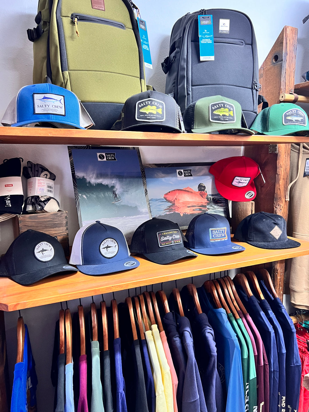Últimas llegadas de ropa de Rip Curl y de Salty Crew