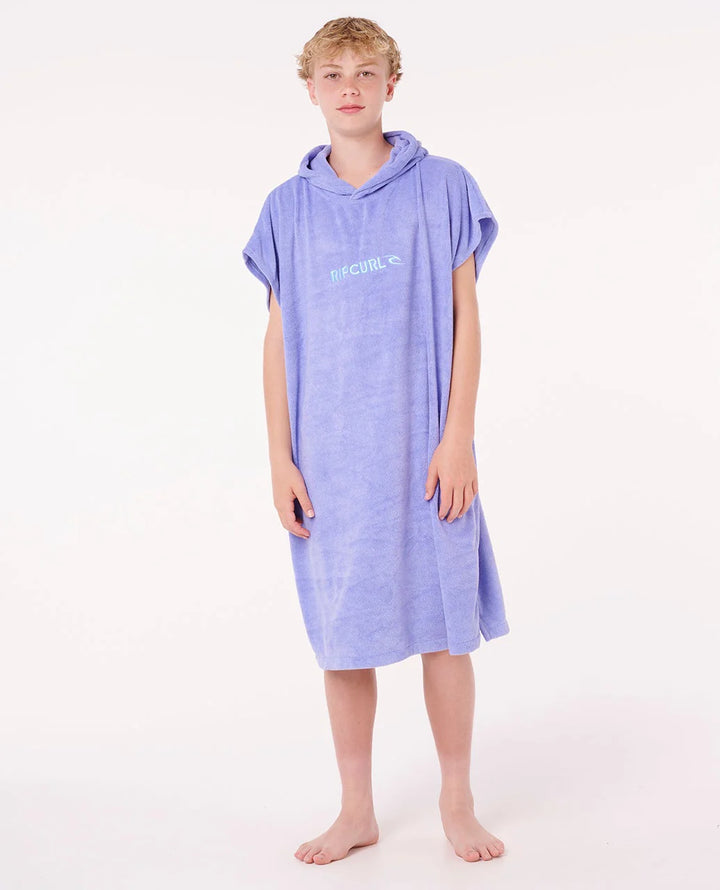 Rip Curl Brand Hooded Towel Poncho Niño