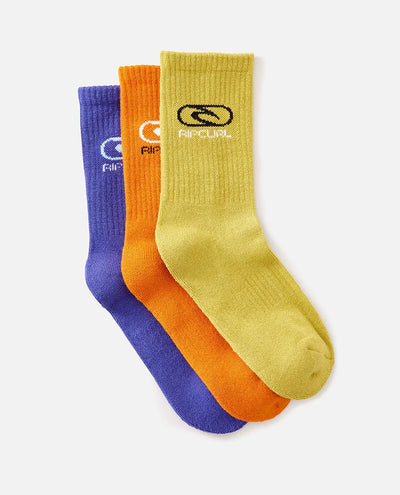 Rip Curl Logo Crew Socks 5P  Calcetines Niño