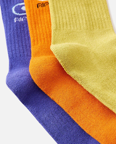 Rip Curl Logo Crew Socks 5P  Calcetines Niño