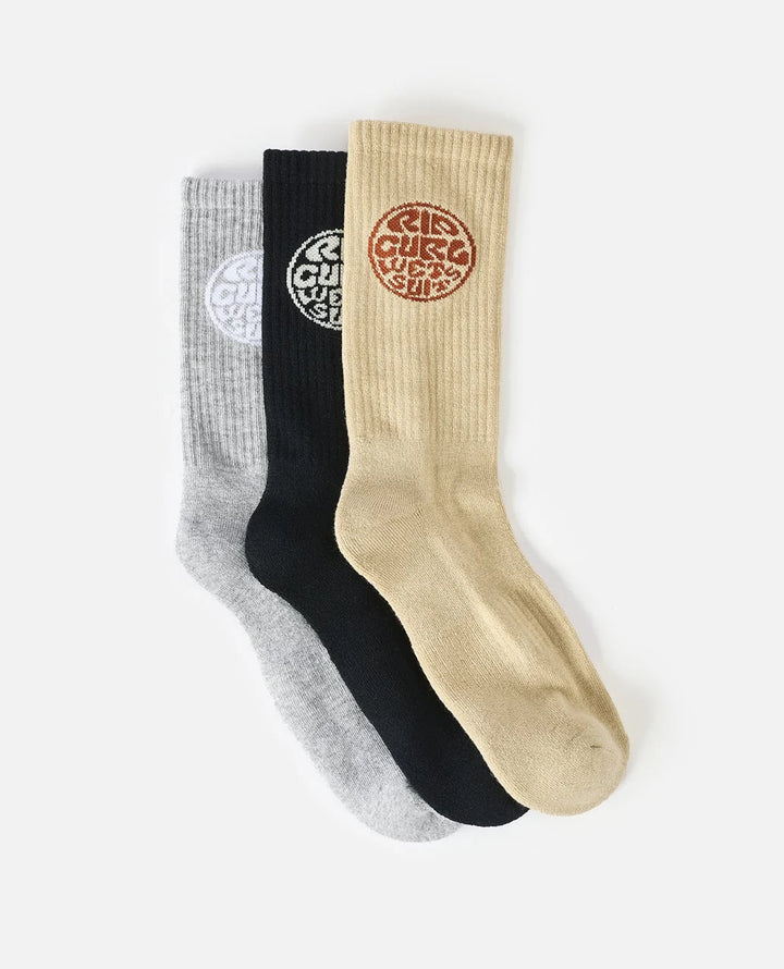 Rip Curl Wetty Crew Socks 3 Pack Calcetines Hombre