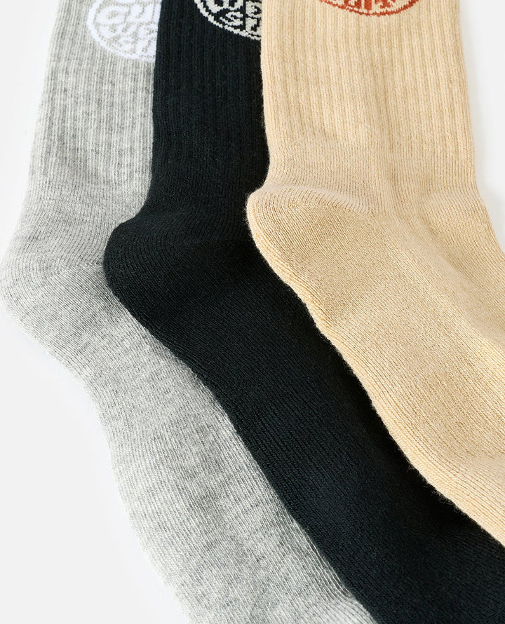 Rip Curl Wetty Crew Socks 3 Pack Calcetines Hombre