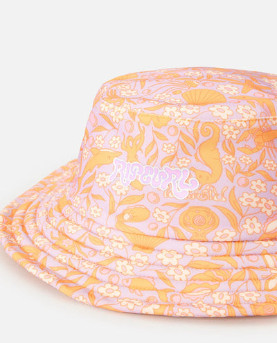 Rip Curl Mixed Swim UPF50 Bucket Gorro Niña