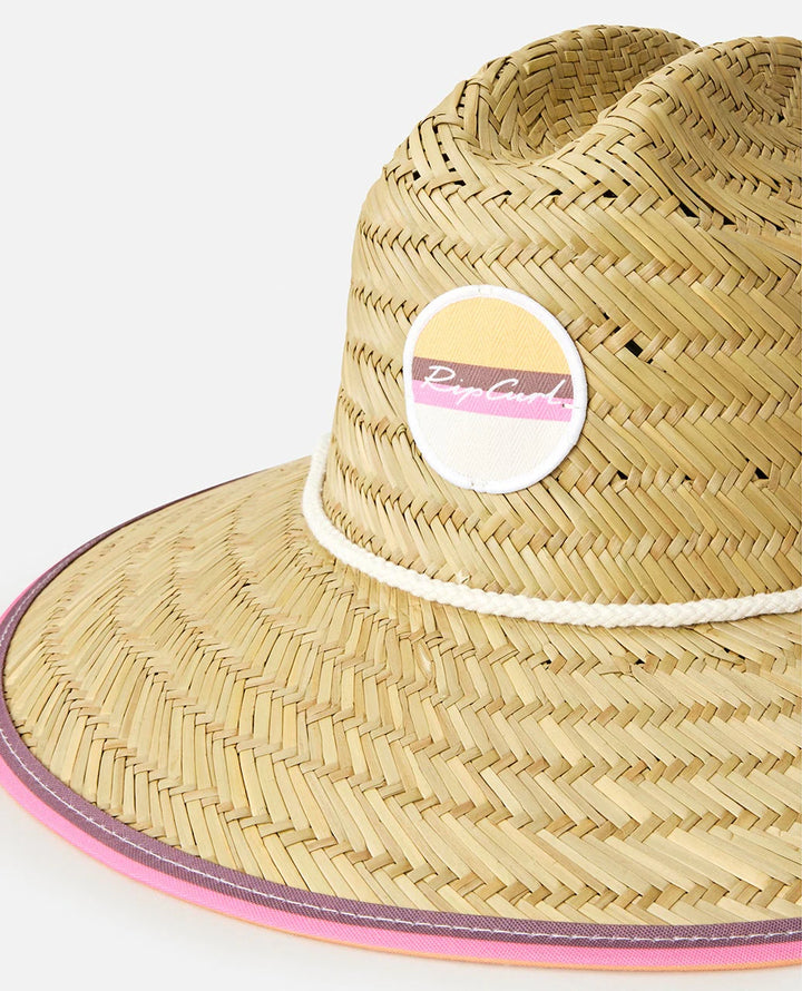 Rip Curl Mixed Straw Sun Hat Sombrero De Paja De Niña