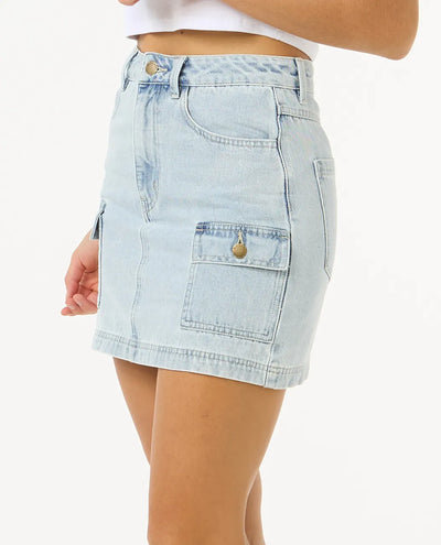 Rip Curl Las Dalias Denim Minifalda Vaquera Mujer