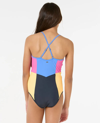 Rip Curl Block Party One Piece Bañador de Niña