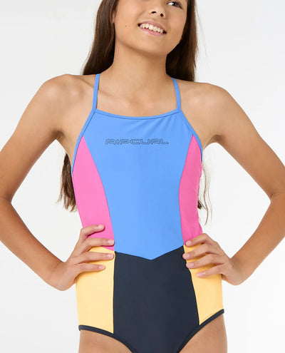 Rip Curl Block Party One Piece Bañador de Niña