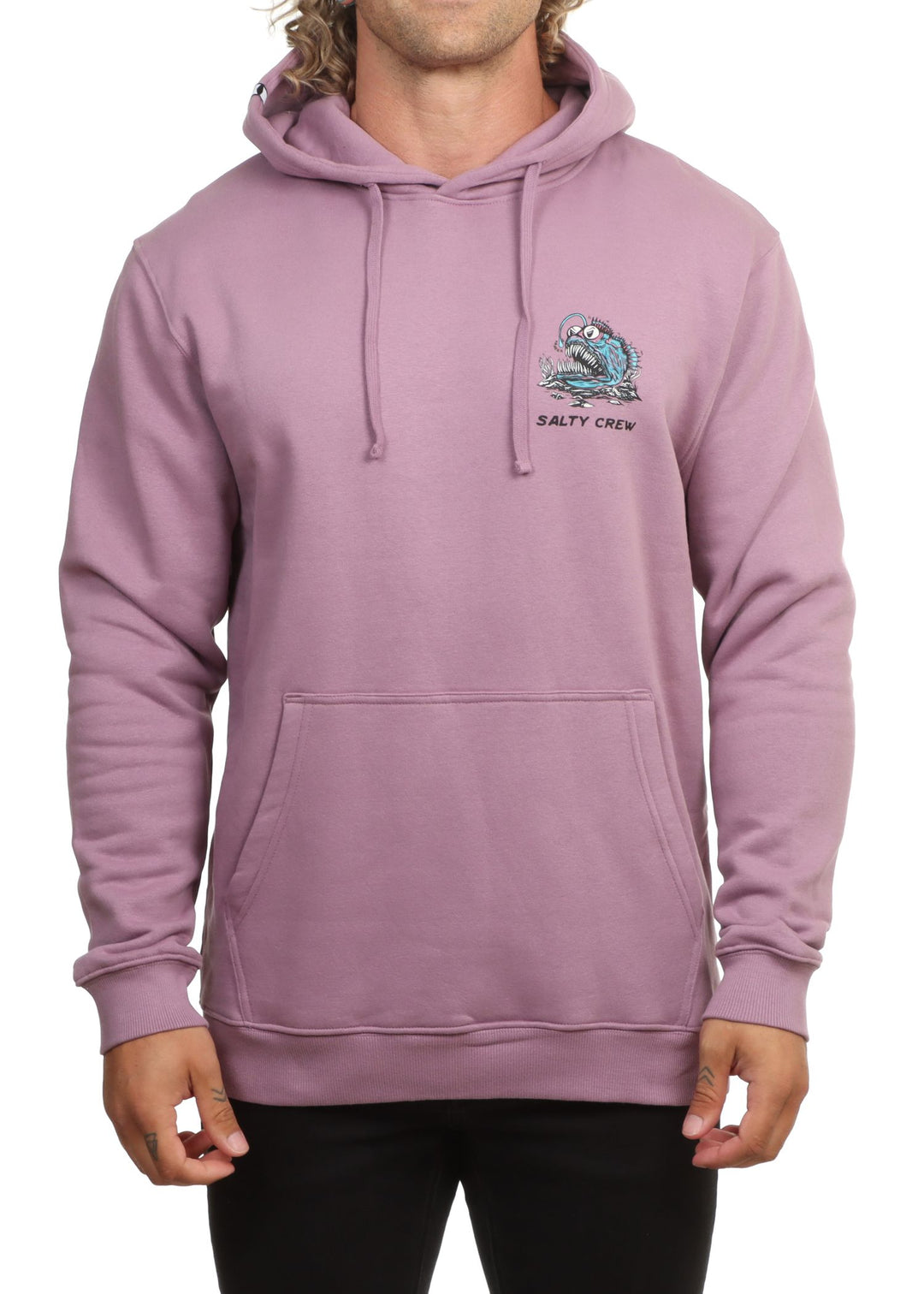 Salty Crew Angler Fish Monster Hood Fleece  Sudadera Hombre