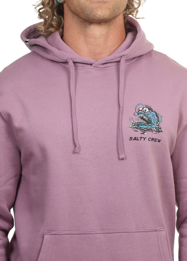 Salty Crew Angler Fish Monster Hood Fleece  Sudadera Hombre