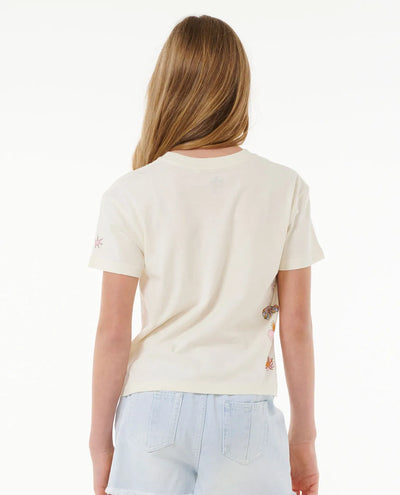 Rip Curl Summer Solstice Crop Camiseta Niña