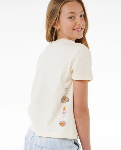 Rip Curl Summer Solstice Crop Camiseta Niña