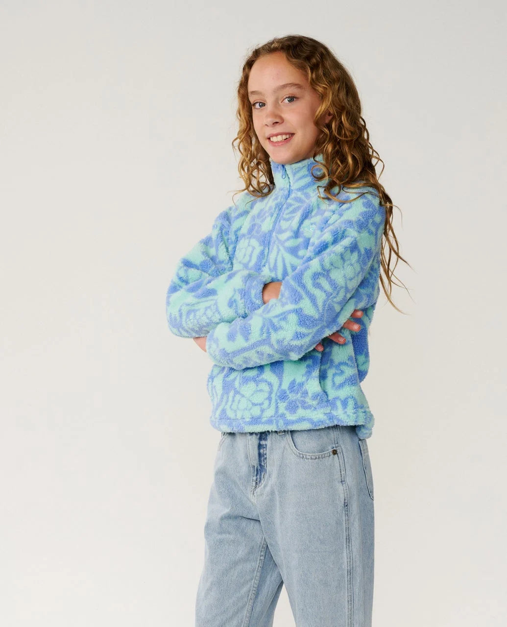 Rip Curl Forro polar 1/4 cremallera Pacific Dreams Sudadera Niña