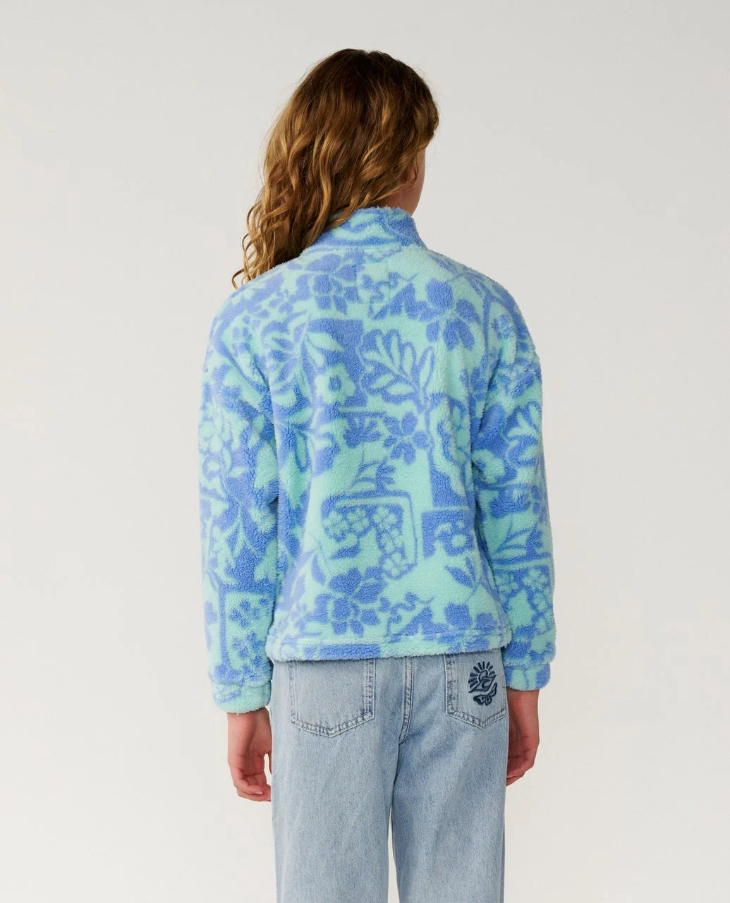 Rip Curl Forro polar 1/4 cremallera Pacific Dreams Sudadera Niña
