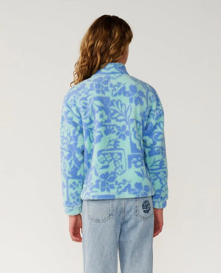 Rip Curl Forro polar 1/4 cremallera Pacific Dreams Sudadera Niña