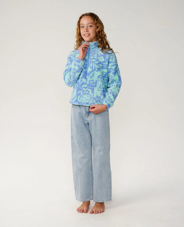Rip Curl Forro polar 1/4 cremallera Pacific Dreams Sudadera Niña