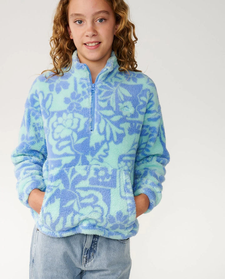 Rip Curl Forro polar 1/4 cremallera Pacific Dreams Sudadera Niña