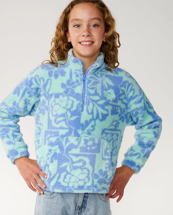 Rip Curl Forro polar 1/4 cremallera Pacific Dreams Sudadera Niña