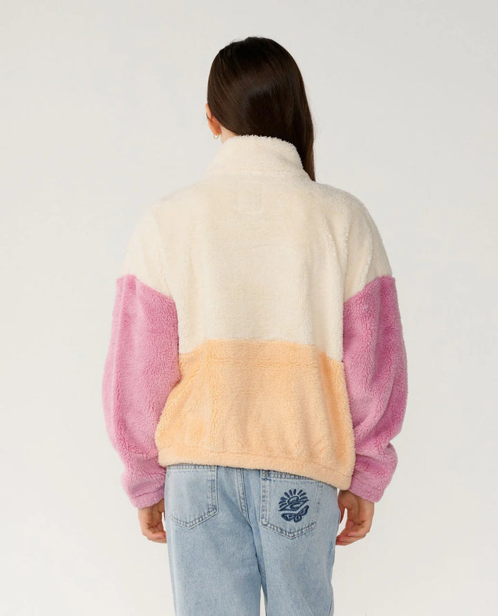 Rip Curl Surf Revival ZT Polar Girl Sudadera Polar con cremallera Niña