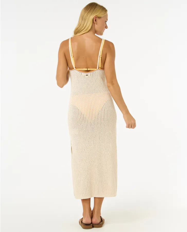Rip Curl Cala Vadella Crochet Vestido de Ganchillo Mujer