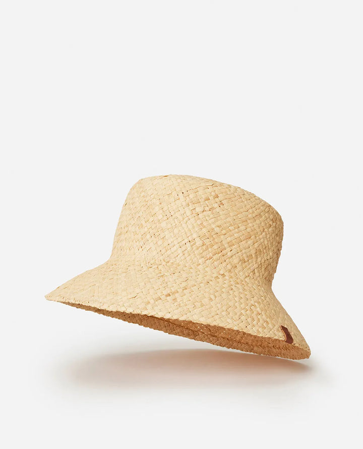 Rip Curl Premium Straw Bucket Hat Sombrero De Paja De Mujer