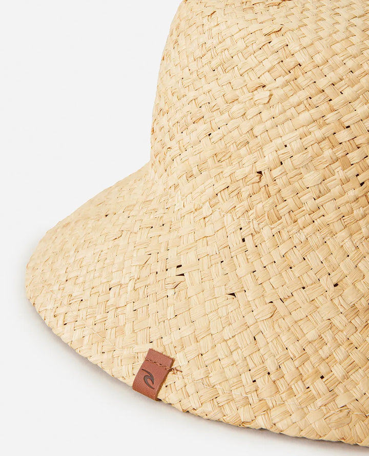 Rip Curl Premium Straw Bucket Hat Sombrero De Paja De Mujer