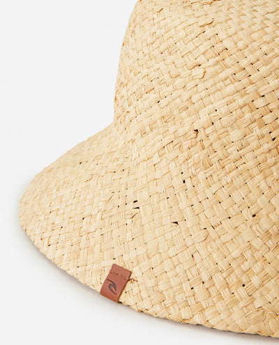 Rip Curl Premium Straw Bucket Hat Sombrero De Paja De Mujer