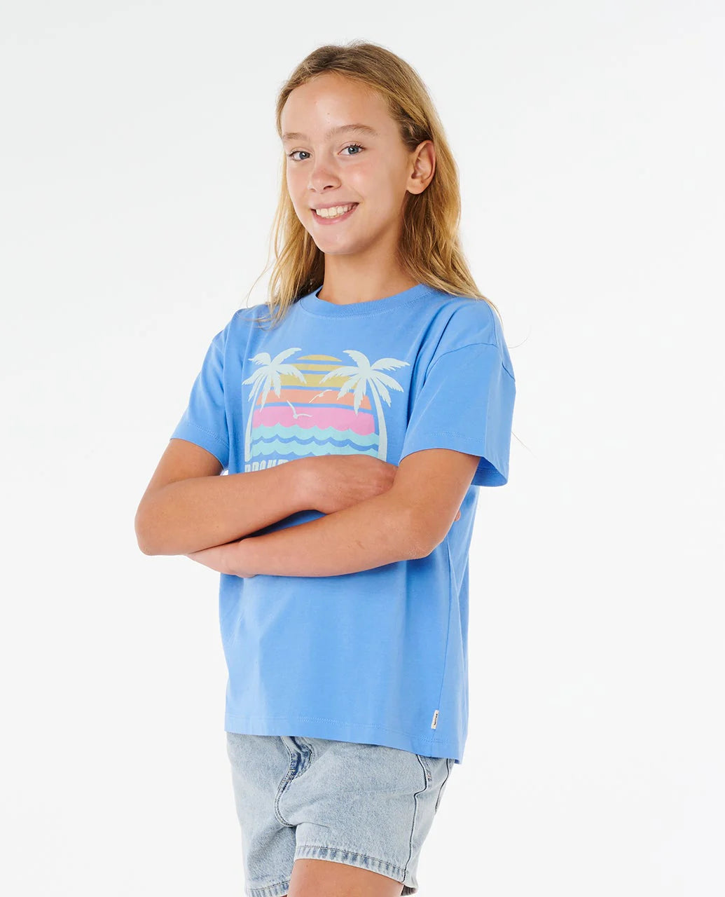 Rip Curl Malibu Relaxed Camiseta Niña