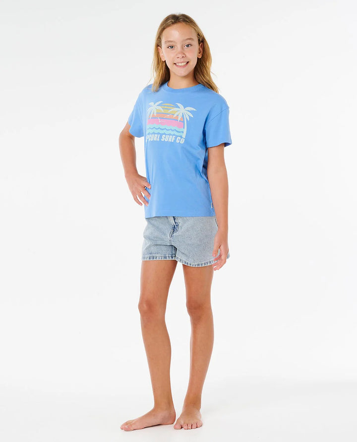 Rip Curl Malibu Relaxed Camiseta Niña
