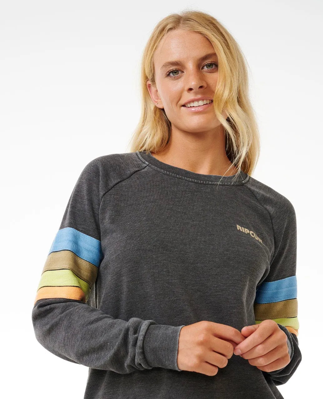 Rip Curl High Tide Surf Raglan Crew Sudadera Mujer