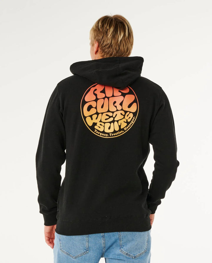 Rip Curl Wettie Passage Icon Zip Thru Sudadera Con Capucha Y Cremallera Hombre