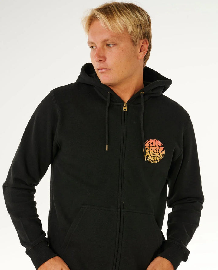 Rip Curl Wettie Passage Icon Zip Thru Sudadera Con Capucha Y Cremallera Hombre