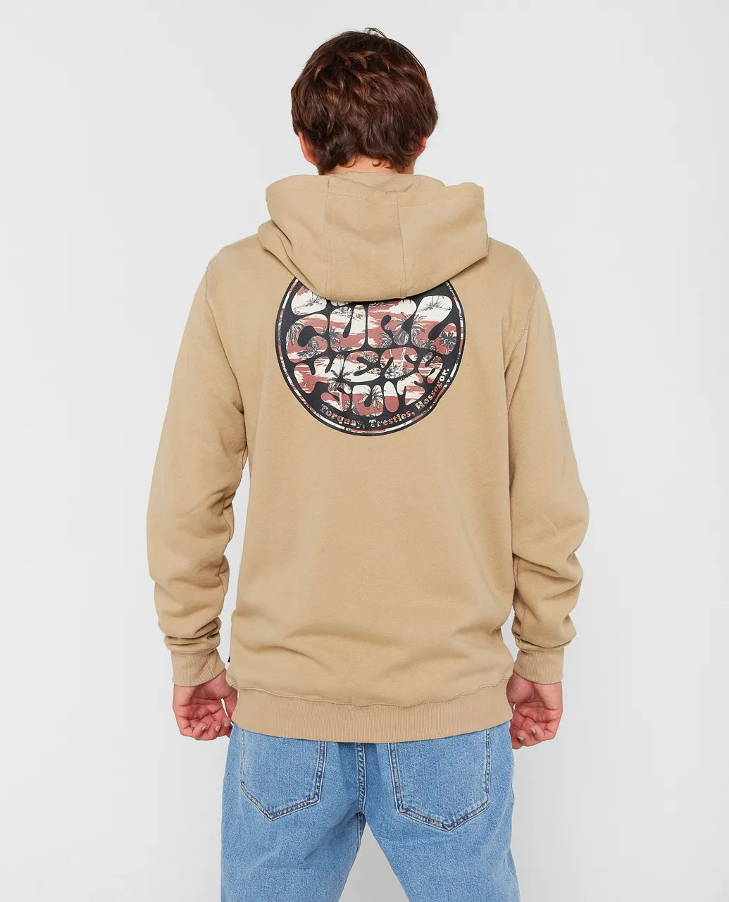 Rip Curl Wettie Passage Icon Zip Thru Sudadera Con Capucha y Cremallera De Hombre