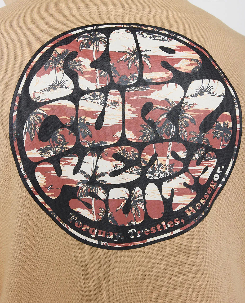 Rip Curl Wettie Passage Icon Zip Thru Sudadera Con Capucha y Cremallera De Hombre