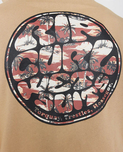 Rip Curl Wettie Passage Icon Zip Thru Sudadera Con Capucha y Cremallera De Hombre