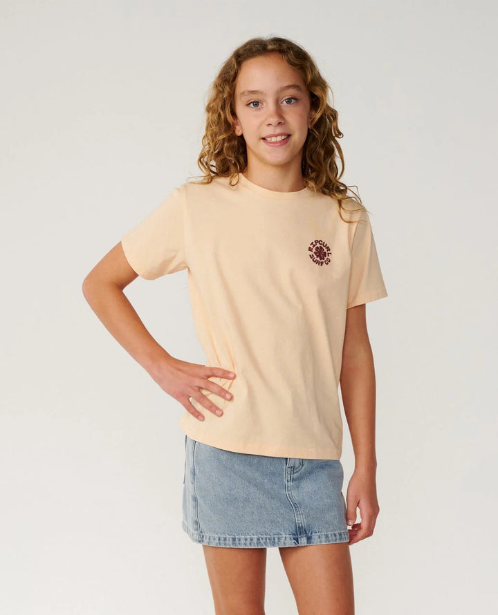 Rip Curl Party Wave SS Tee Camiseta De Niña