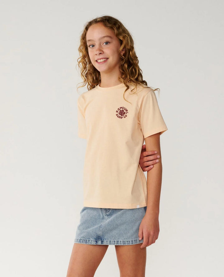 Rip Curl Party Wave SS Tee Camiseta De Niña