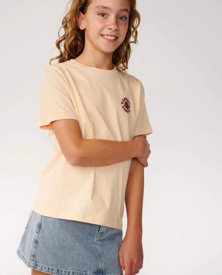Rip Curl Party Wave SS Tee Camiseta De Niña