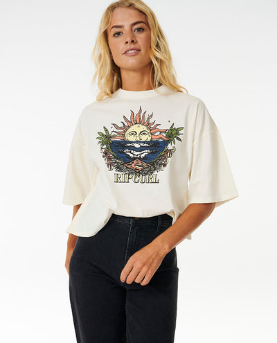Rip Curl Shore Break Heritage Camiseta Mujer