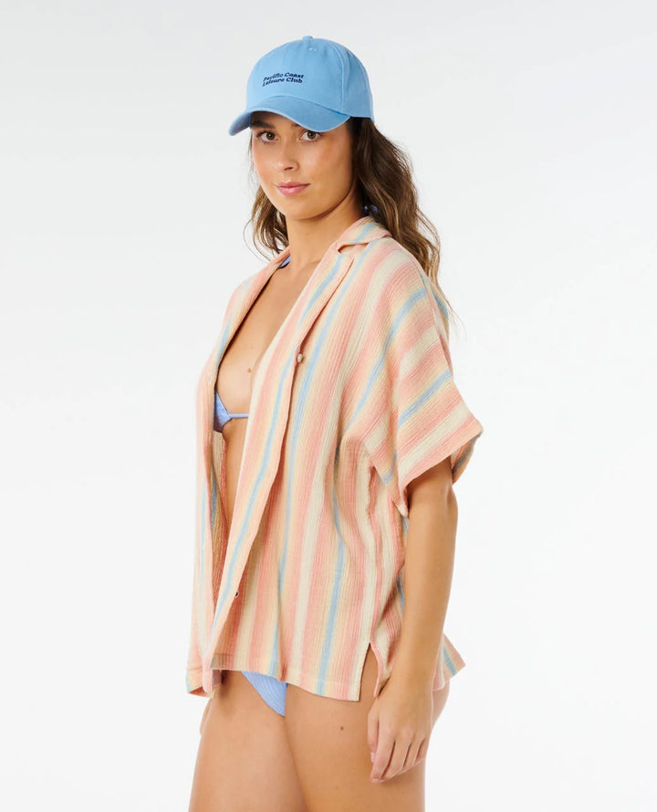 Rip Curl Premium Surf Stripe S/S Shirt Camisa Mujer