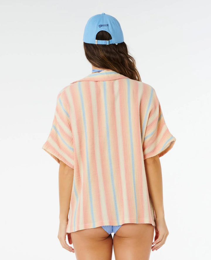 Rip Curl Premium Surf Stripe S/S Shirt Camisa Mujer