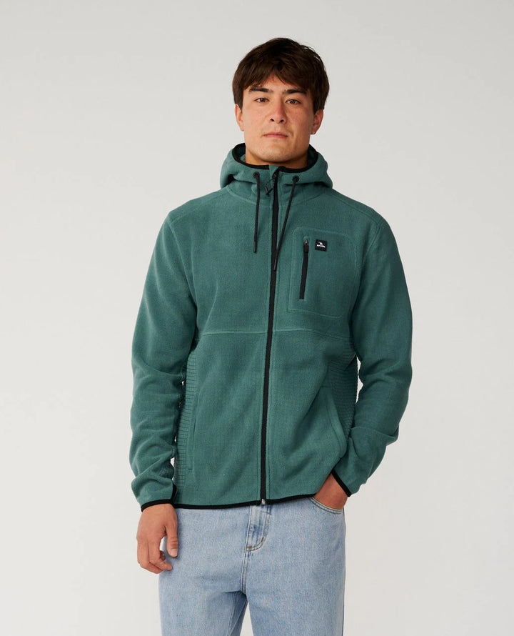Rip Curl Departed Zip Sudadera con cremallera de forro polar Hombre