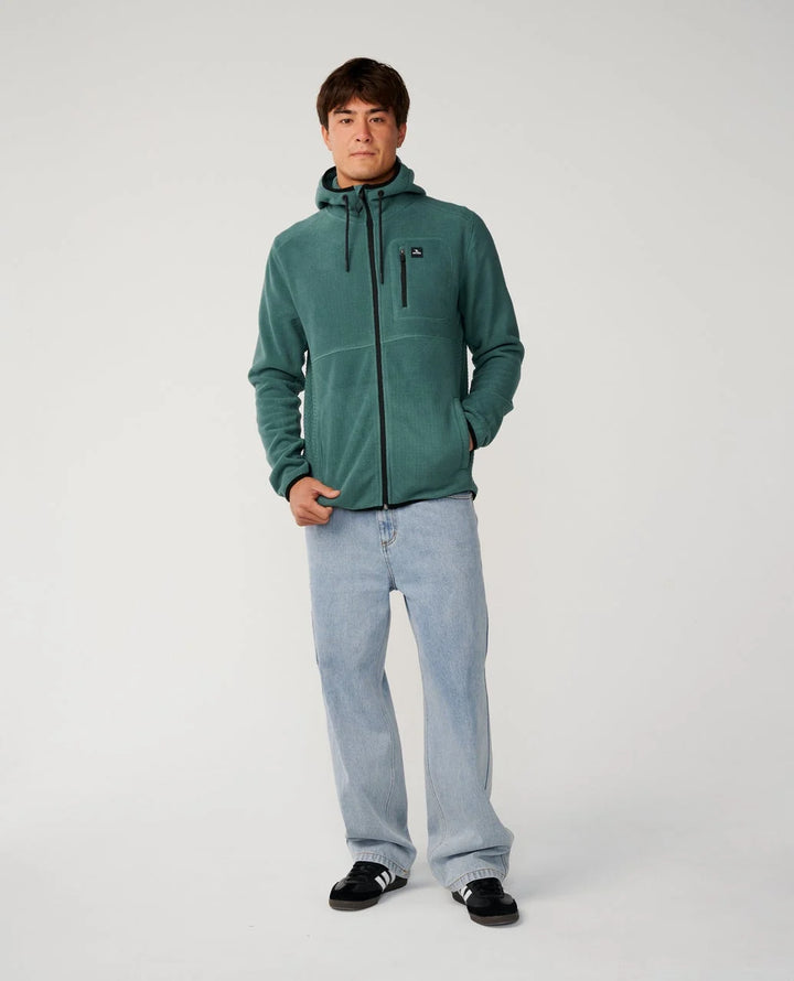 Rip Curl Departed Zip Sudadera con cremallera de forro polar Hombre