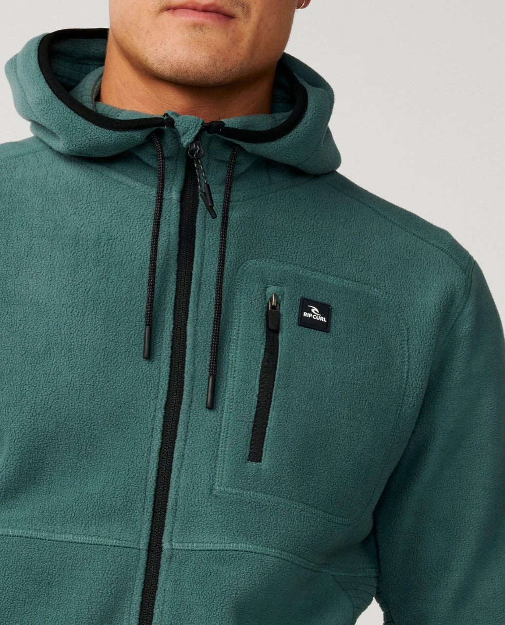 Rip Curl Departed Zip Sudadera con cremallera de forro polar Hombre