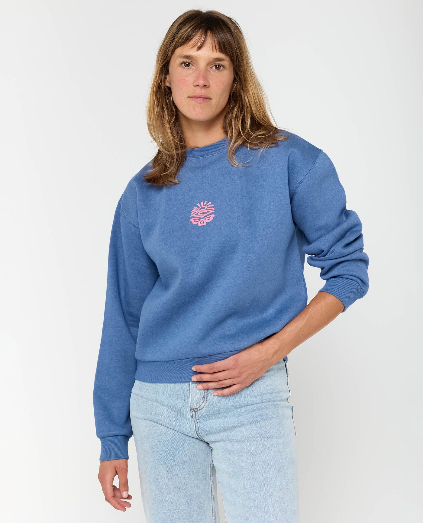 Rip Curl Icons of Surf Relaxed Crew Sudadera Mujer