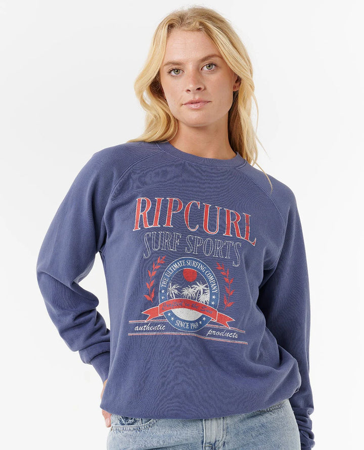 Rip Curl Surf Dept Relaxed Raglan Sudadera De Mujer