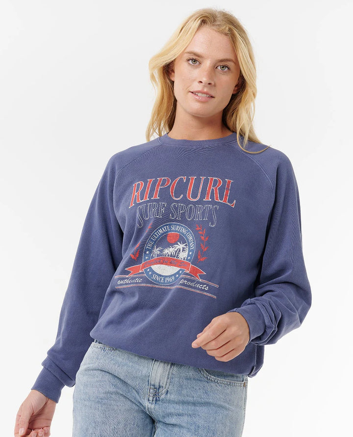 Rip Curl Surf Dept Relaxed Raglan Sudadera De Mujer