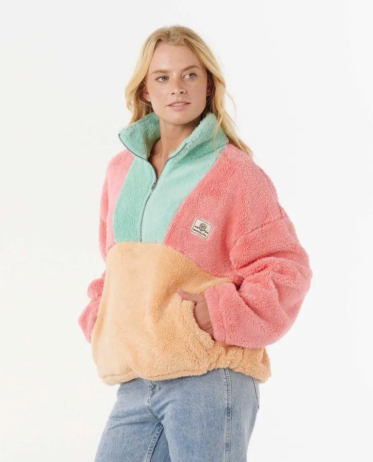 Rip Curl Sudadera Polar Block Party Mujer