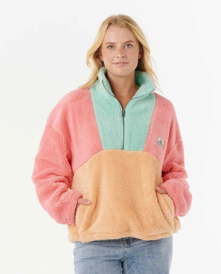 Rip Curl Sudadera Polar Block Party Mujer