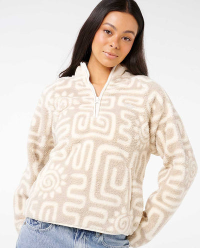 Rip Curl Sunset Luau Polar 1/4 Cremallera Mujer